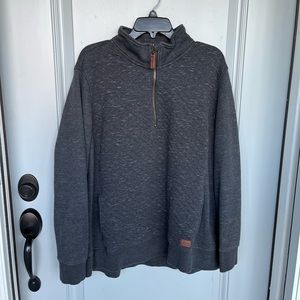 L.L. Bean Quilted Quarter Zip Sweatshirt